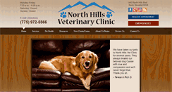Desktop Screenshot of northhillsvet.net