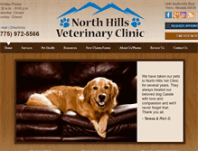 Tablet Screenshot of northhillsvet.net